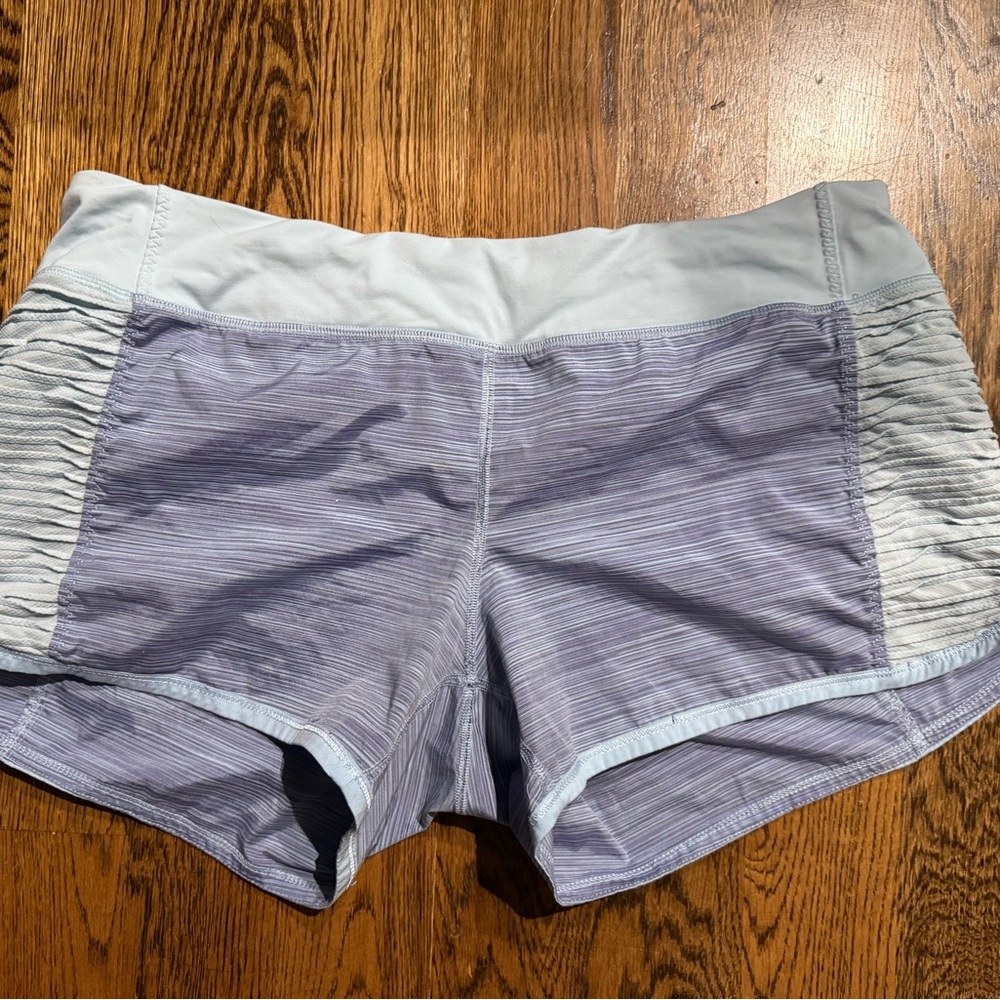 lululemon blue shorts 12